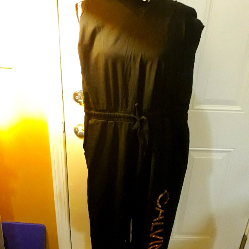 Calvin Klein Black Plus Size 1X Jumpsuit.
